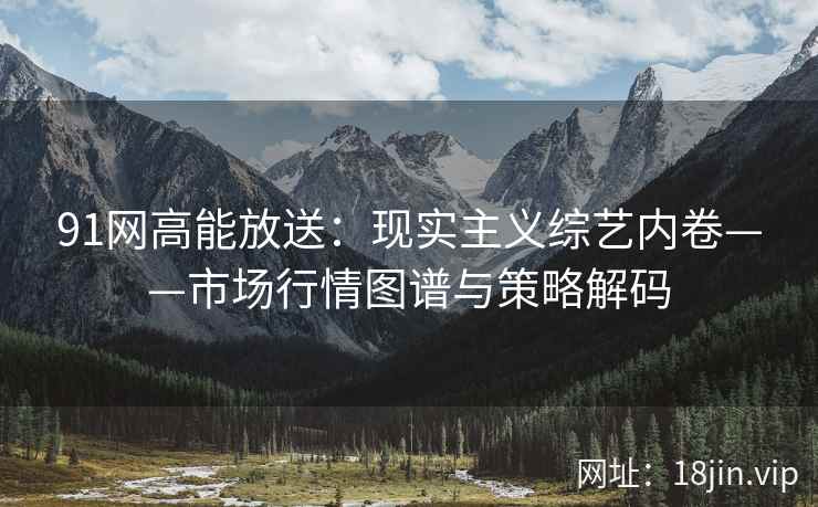 91网高能放送：现实主义综艺内卷——市场行情图谱与策略解码