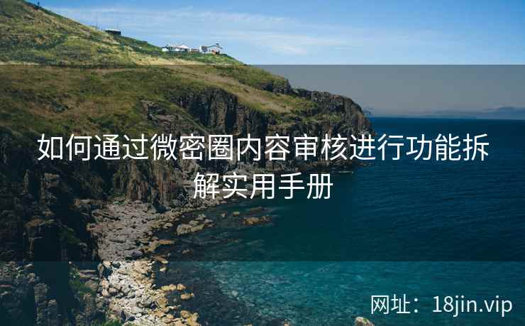 如何通过微密圈内容审核进行功能拆解实用手册