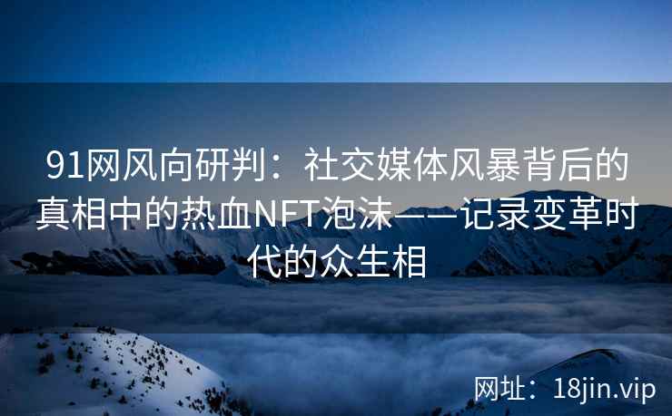 91网风向研判：社交媒体风暴背后的真相中的热血NFT泡沫——记录变革时代的众生相