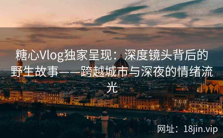 糖心Vlog独家呈现：深度镜头背后的野生故事——跨越城市与深夜的情绪流光