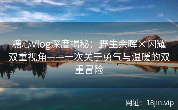 糖心Vlog深度揭秘：野生余晖×闪耀双重视角——一次关于勇气与温暖的双重冒险