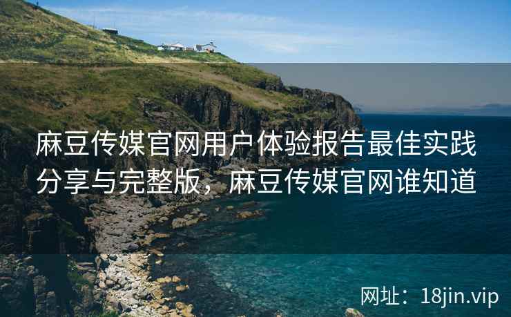 麻豆传媒官网用户体验报告最佳实践分享与完整版，麻豆传媒官网谁知道